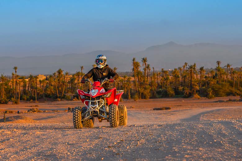 Marrakech Take a 2-hour quad ride through the foothills and landscapes Booking hotels accommodation trip