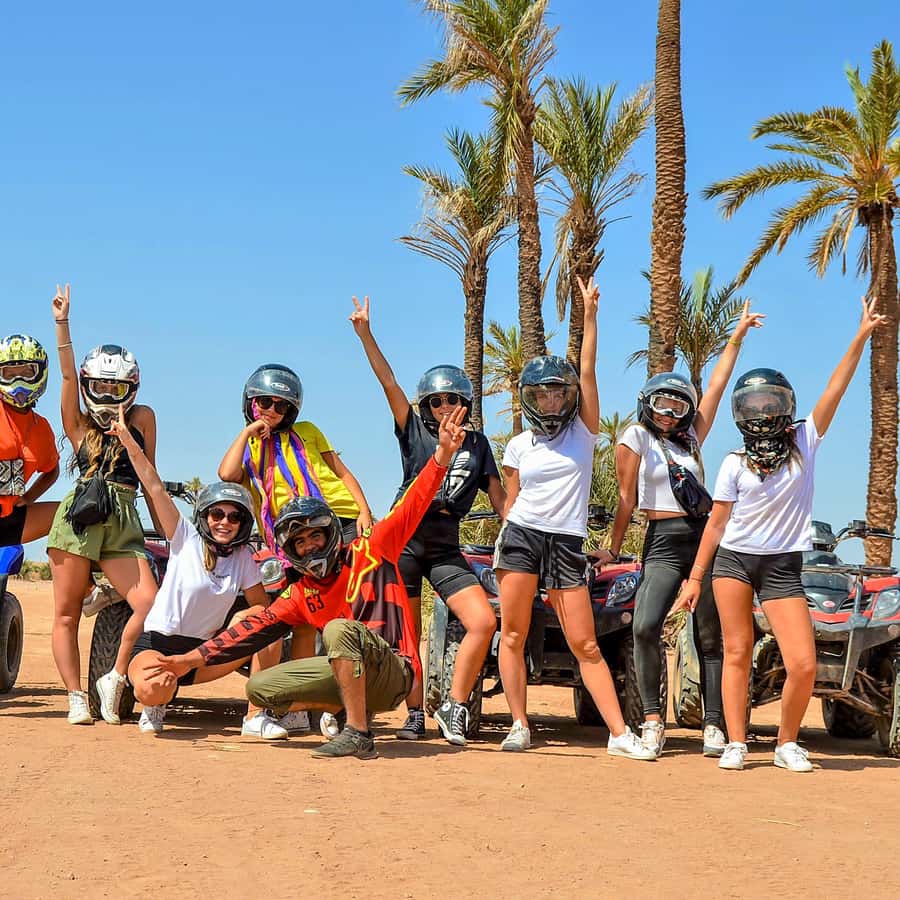 Marrakech: Dunes of the Palmeraie Quad Bike Ride with Tea Hotels Booking Trips