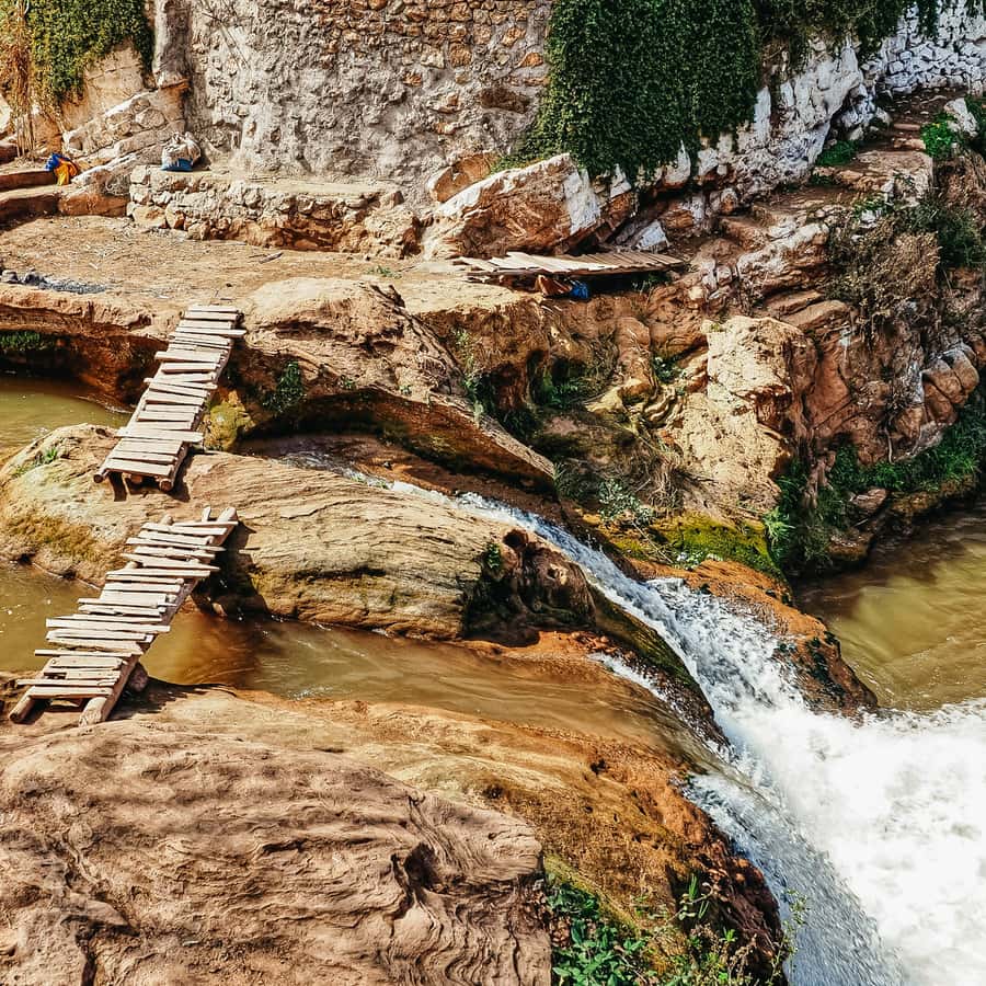 From Marrakech: Ouzoud Waterfalls Guided Hike and Boat Trip Hotels Booking Trips