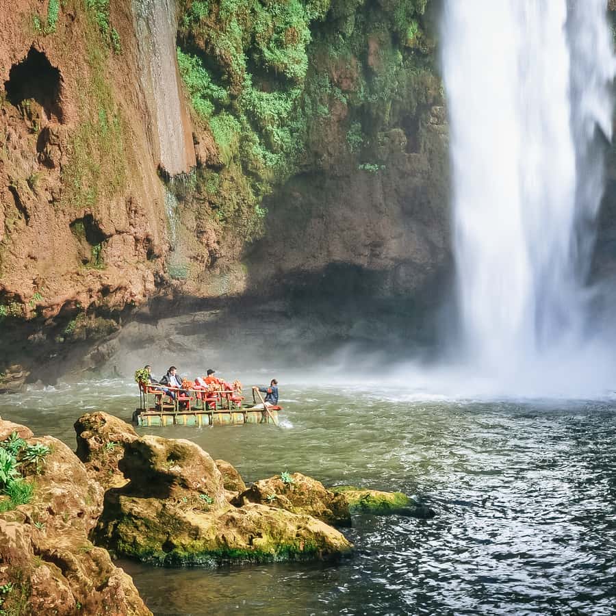 From Marrakech: Ouzoud Waterfalls Guided Hike and Boat Trip Hotels Booking Trips