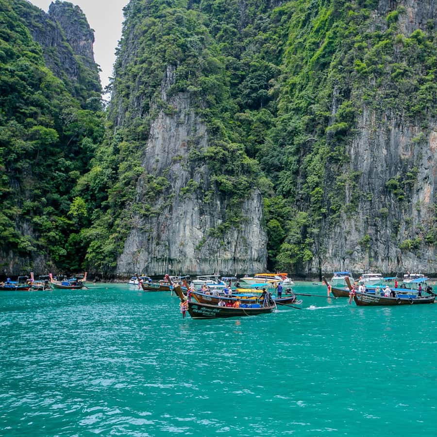 From Phi Phi Half Day Longtail Boat Tour with Snorkeling 