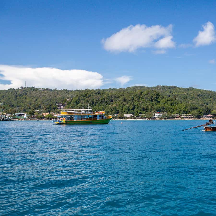 From Phi Phi Half Day Longtail Boat Tour with Snorkeling 